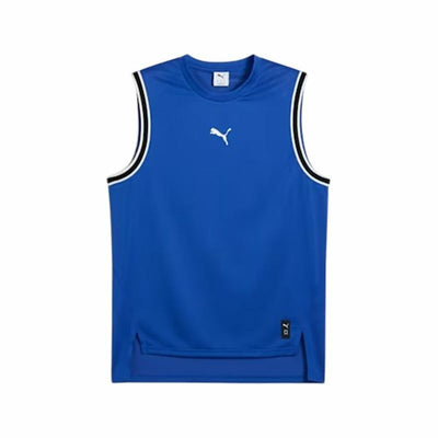 T-shirt de basquetebol Puma Winning t Mesh Azul