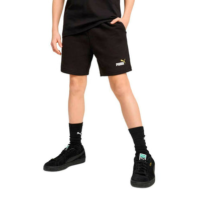 Calções de Desporto Infantis Puma ESS 2 COLOR No. 1 Logo Shorts TR B Preto