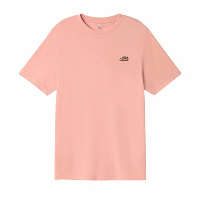 Camisola de Manga Curta Homem Puma Cor de Rosa