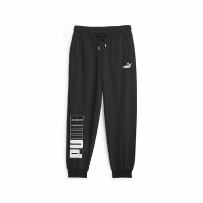 Calças Desportivas Puma Power Colorblock  Preto Mulher