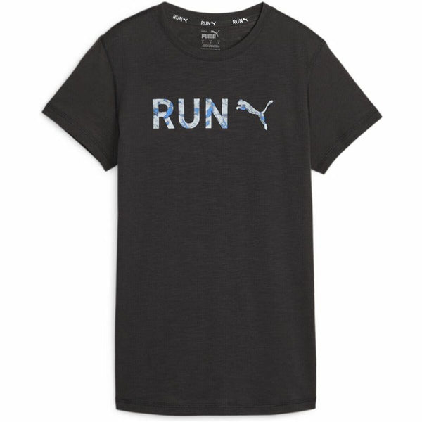 Camisola de Manga Curta Mulher Puma Graphicc Preto