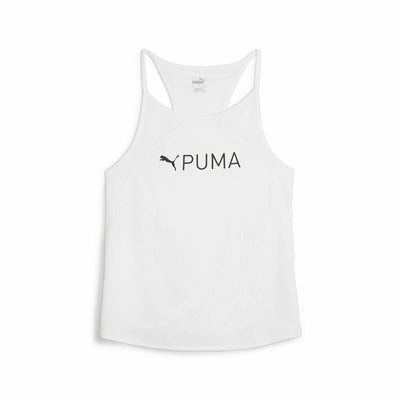 Camisola de Manga Curta Homem Puma Fit Fashion Branco
