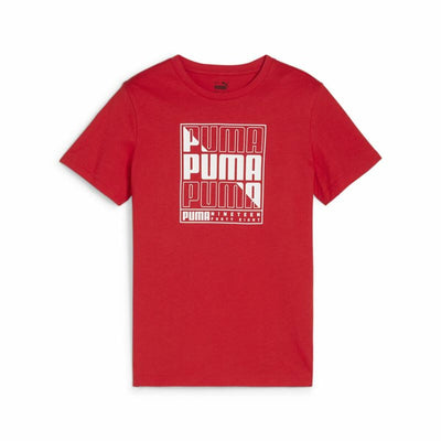 Camisola de Manga Curta Infantil Puma Graphic
