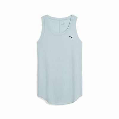 T-Shirt para Mulher sem Mangas Puma Studio Foundation Azul celeste