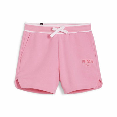 Shorts infantis Puma Squad G Cor de Rosa
