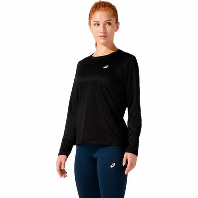 Camisa de Manga Comprida Mulher Asics Core LS Preto