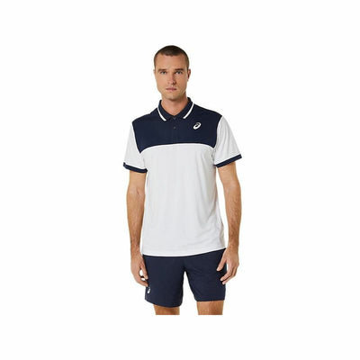 Polo de Manga Curta Homem Asics Court Branco