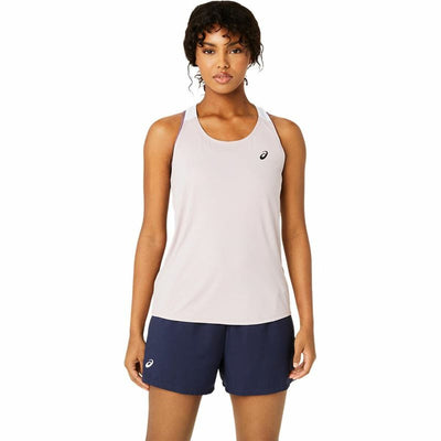 T-Shirt de Alças Mulher Asics Court Tank Ténis Cor de Rosa