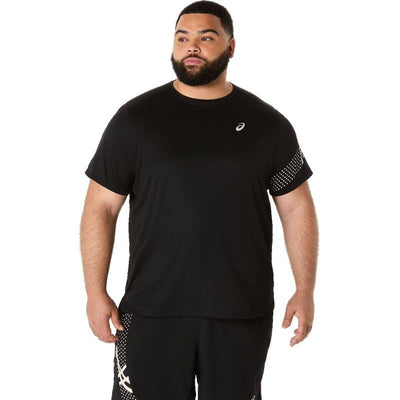 Camisola de Manga Curta Homem Asics Icon Preto