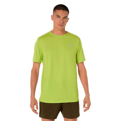 Camisola de Manga Curta Homem Asics Core Verde limão
