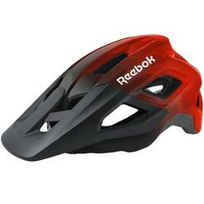 Capacete de Ciclismo para Adultos Reebok Preto Vermelho Viseira