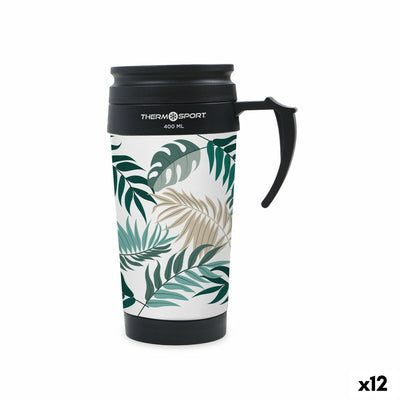 Caneca Térmica com Tampa ThermoSport 400 ml 0,4 l (12 Unidades)
