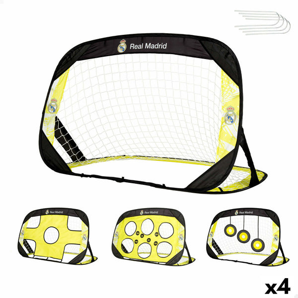 Baliza de Futebol Real Madrid C.F. 120 x 80 x 80 cm (4 Unidades)