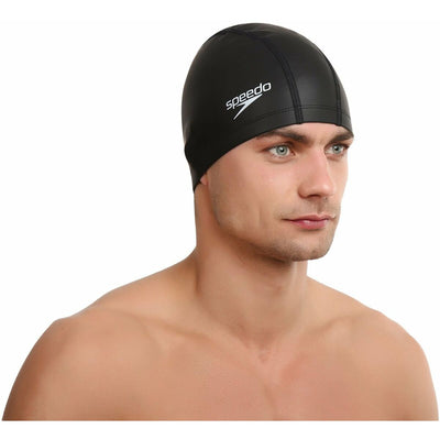Touca de Natação Speedo  PACE CAP 8-720640001 Preto Silicone