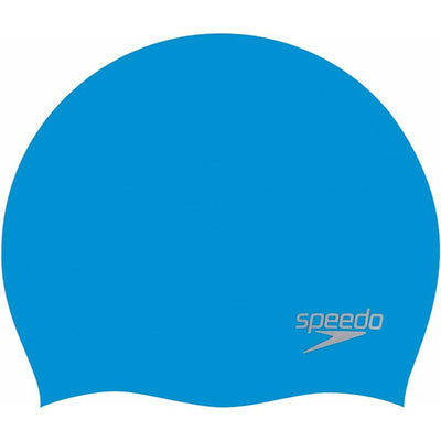 Touca de Natação Speedo 8-70984D437  Azul Preto Silicone Todas as idades