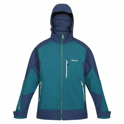 Casaco de Desporto para Homem Regatta Hewitts VII Azul Verde Barrete