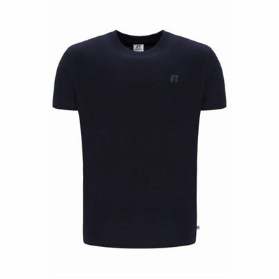 Camisola de Manga Curta Homem Russell Athletic Azul Marinho
