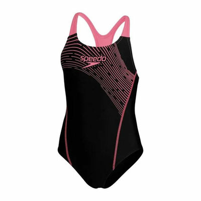 Fato de Banho de Menina Speedo Medalist  Preto