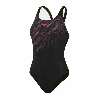 Fato de Banho Mulher Speedo Hyperboom Placement  Preto