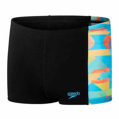 Fato de Banho Criança Speedo Aquashort Preto