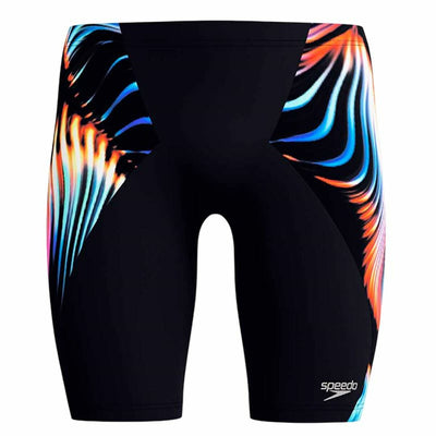 Calção de Banho Homem Speedo Digital V-Cut Jammer Preto