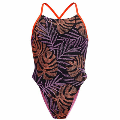 Fato de Banho Mulher Speedo Allover Laranja