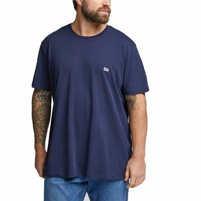 T-Shirt de Desporto de Manga Curta Lee Ss Patch Logo  Azul
