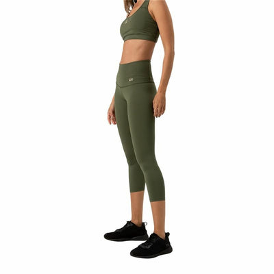 Leggings de Desporto de Mulher Ditchil Magny Azeitona