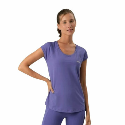Camisola de Manga Curta Mulher Ditchil Ease Roxo