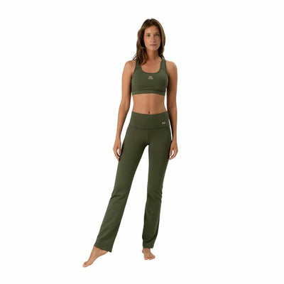 Leggings de Desporto de Mulher Ditchil Regular Comfy Azeitona