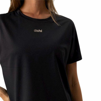 Camisola de Manga Curta Mulher Ditchil Aria Preto