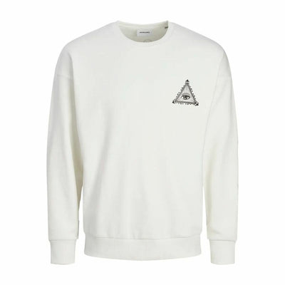 Polar sem Capuz Homem Jack & Jones Jjmystic Branco Castanho