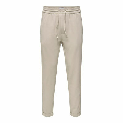 Calças de Treino para Adultos Only & Sons Onslinus Crop Tap 0192 Bege Homem