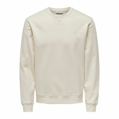 Polar sem Capuz Homem Only & Sons Onsdan Unshed Reg Crew Neck Branco