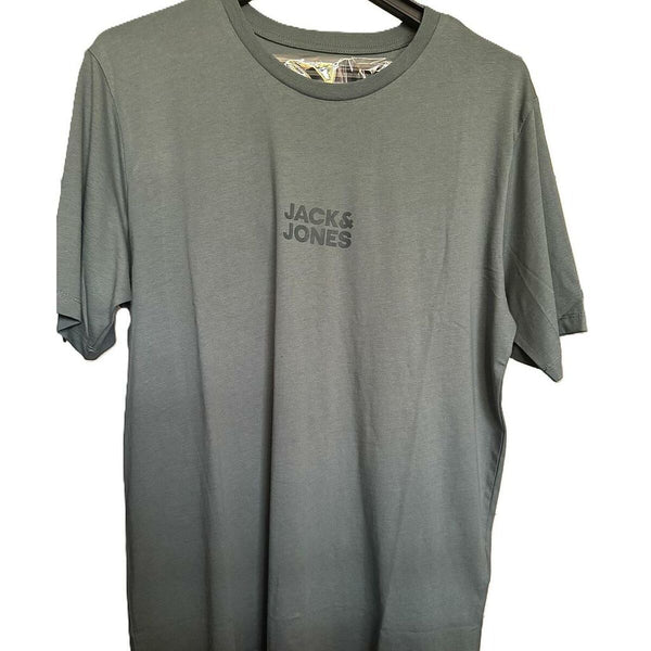 Camisola de Manga Curta Homem Jack & Jones JJORLA TEE SS CREW NEW 12270873 Azul