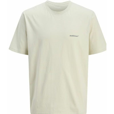 Camisola de Manga Curta Homem Jack & Jones JORSPLIT BACK TEE 12272996 Verde