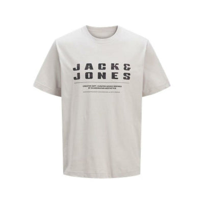 Camisola de Manga Curta Homem Jack & Jones JCORECHARGE FRONT BRANDING TEE CREW NECK 12274716 Lilás