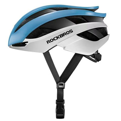 Capacete de Ciclismo para Adultos Rockbros Rockbros-10110004004 Azul Branco Preto 55-58 cm