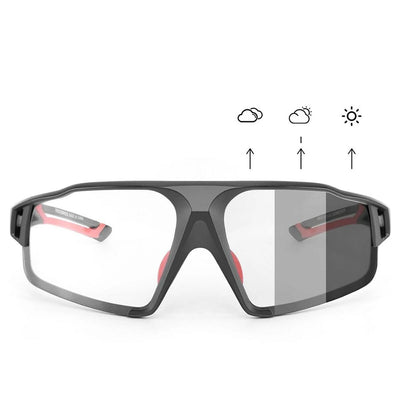 Óculos de ciclismo Rockbros 163749 Preto Vermelho