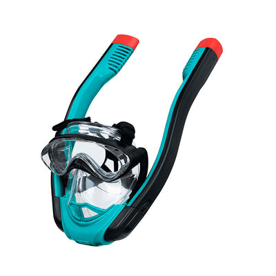 Bestway Snorkel Duplo Tubo Válvula de Purga Antifog L/XL +12 Anos Praia e Piscina 24058