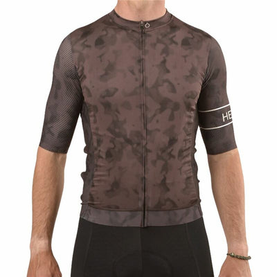 Jersey de ciclismo Hemon Prestiggio Castanho