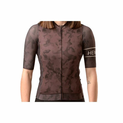 Jersey de ciclismo Hemon Prestiggio Castanho