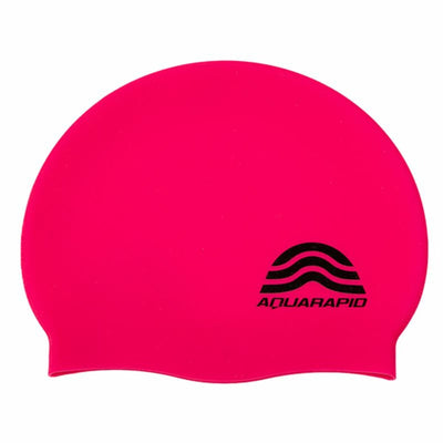 Touca de Natação Aquarapid Cuffia Fúcsia Silicone