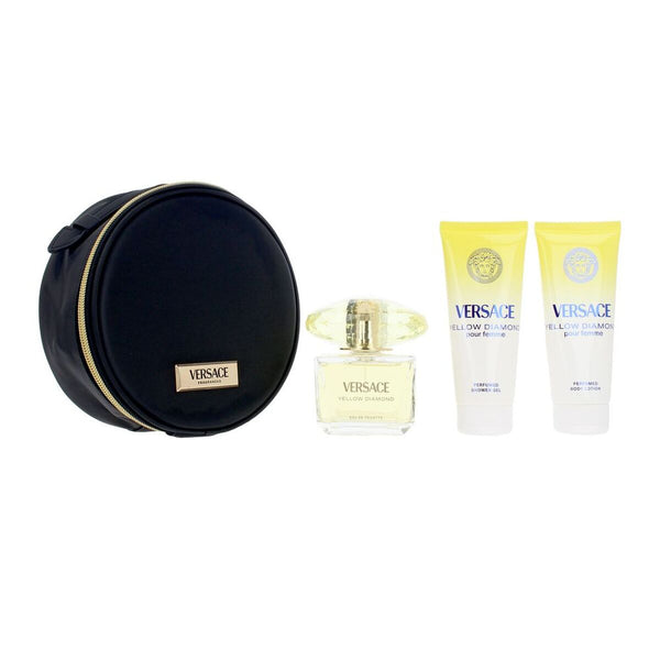 Conjunto de Perfume Mulher Versace YELLOW DIAMOND 4 Peças