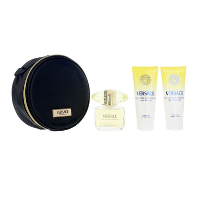 Conjunto de Perfume Mulher Versace YELLOW DIAMOND 4 Peças