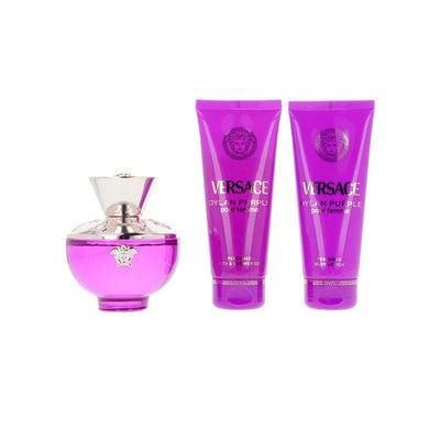 Conjunto de Perfume Mulher Versace DYLAN PURPLE EDP 4 Peças