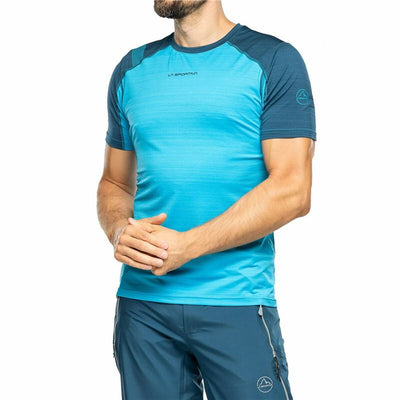 T-Shirt de Desporto de Manga Curta La Sportiva Sunfire Azul celeste