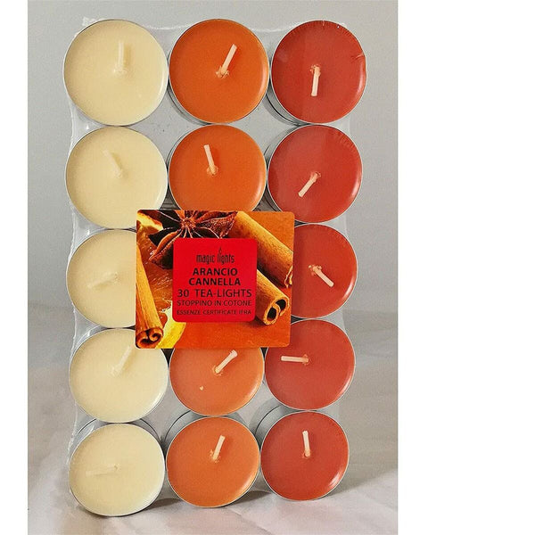 Velas perfumadas Magic Lights Laranja Canela (30 Unidades)