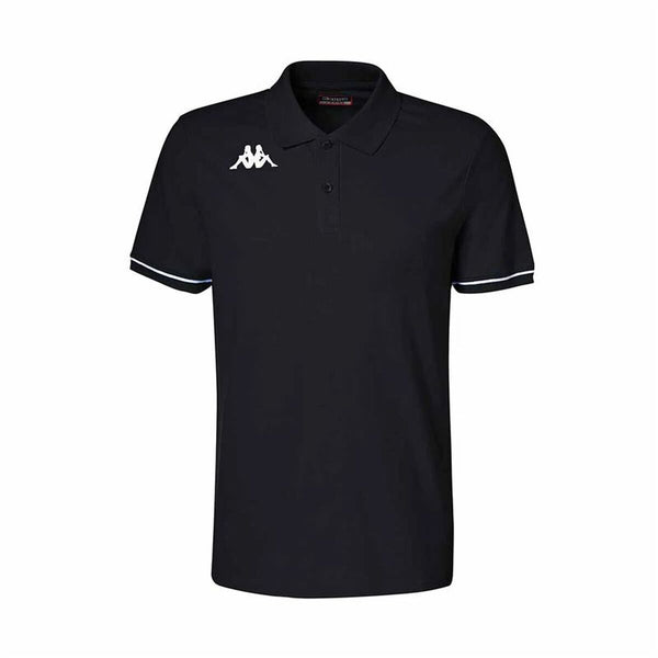 Polo de Manga Curta Homem Kappa Kappa Barli Preto 4XL