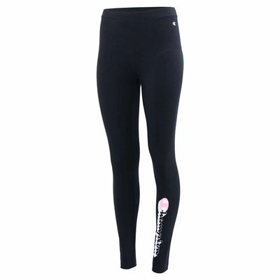 Leggings de Desporto de Mulher Champion Preto